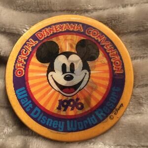 Vintage Mickey Mouse Pin Official Disneyana Convention Walt Disney World Disney